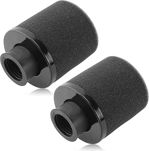 Miniatura 2 de SOAJEE 2 filtros de aire de 1.1 pulgadas, 1.102 in para motor de 50 cc - 90 cc 110 cc 125 cc 150 cc GY6, motocicleta, ATV, scooter, Go Kart, Mini