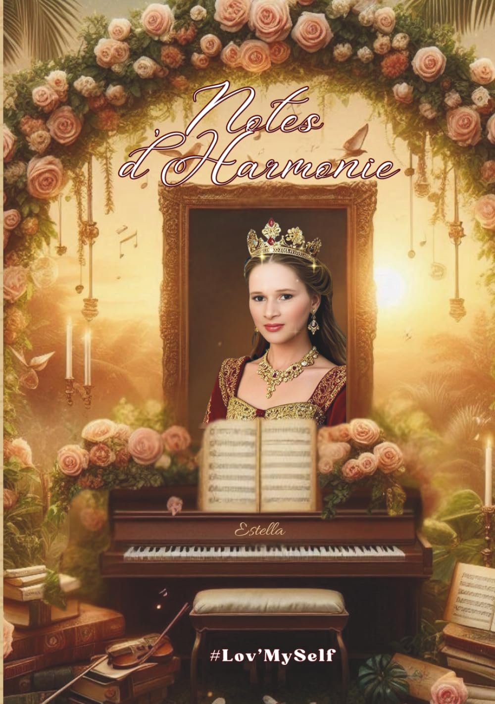 Cahier de musique pour partitions et solfège avec quiz créatif #Lov'MySelf
