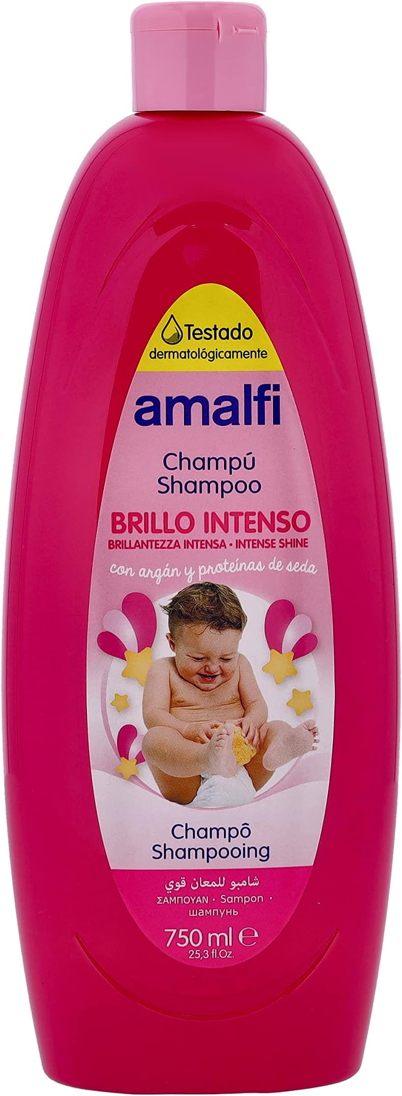 Amalfi Intense Baby Shampoo/Mild & Gentle/Ultra Hydrating/Cleansing Baby Shampoo/Paraben Free/Quantity 750ml