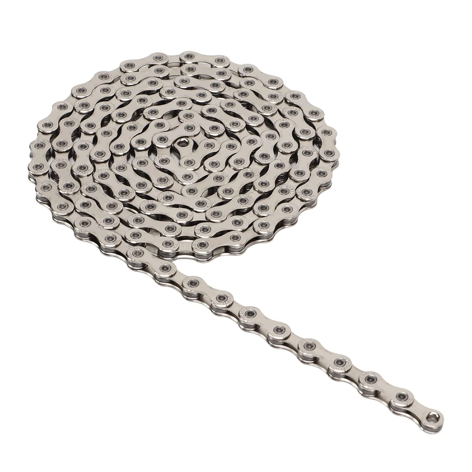SX12 Mountain Bikes Chain, High Carbon Steel 12 Speed Hollow Chain, Silver Reinforced Structure Road Cycling Replacement Chain with 2 Snap