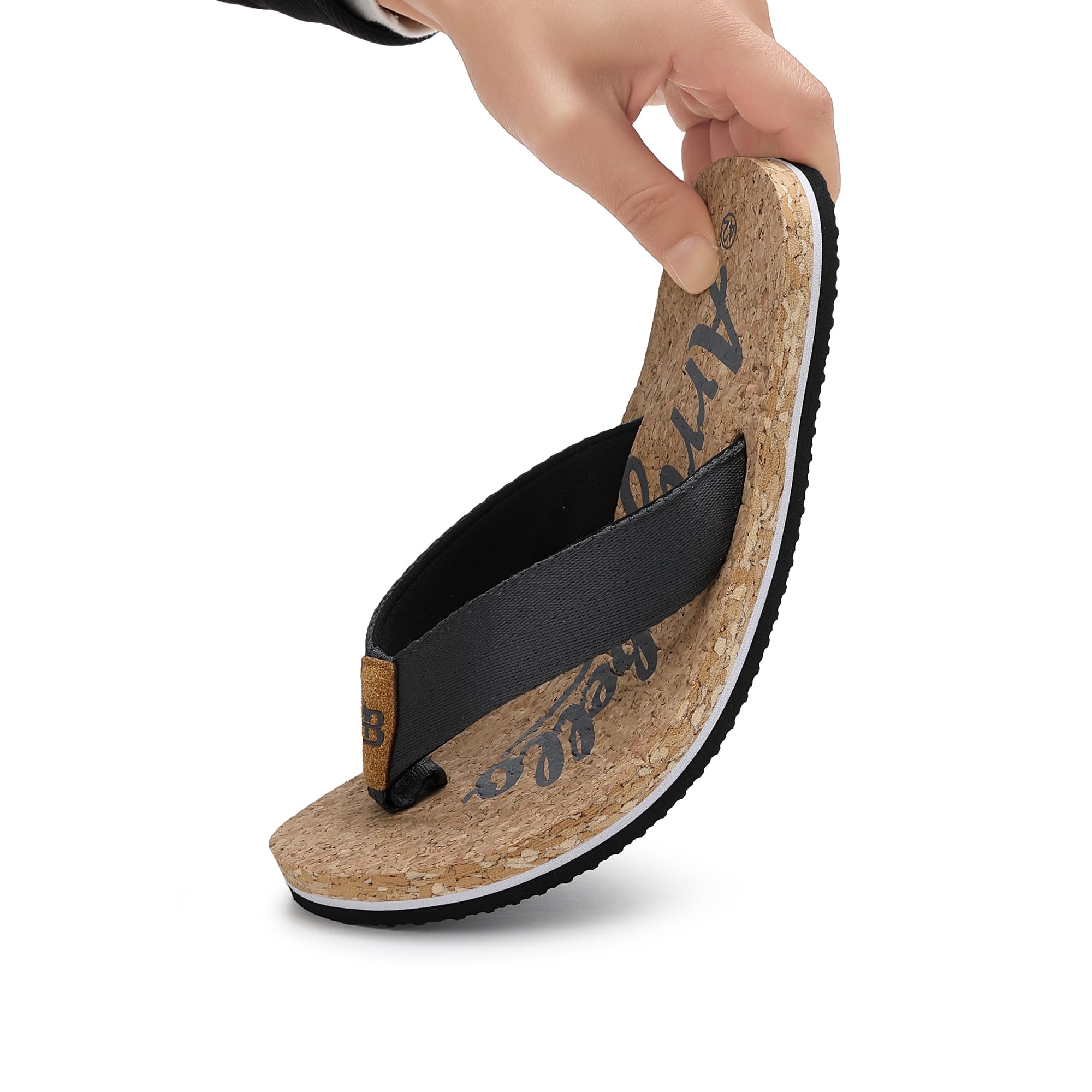 ARRIGO BELLO Tongs Homme Tongue Claquette Été Confortable Piscine Plage Antidérapant Sandales Taille 41-46