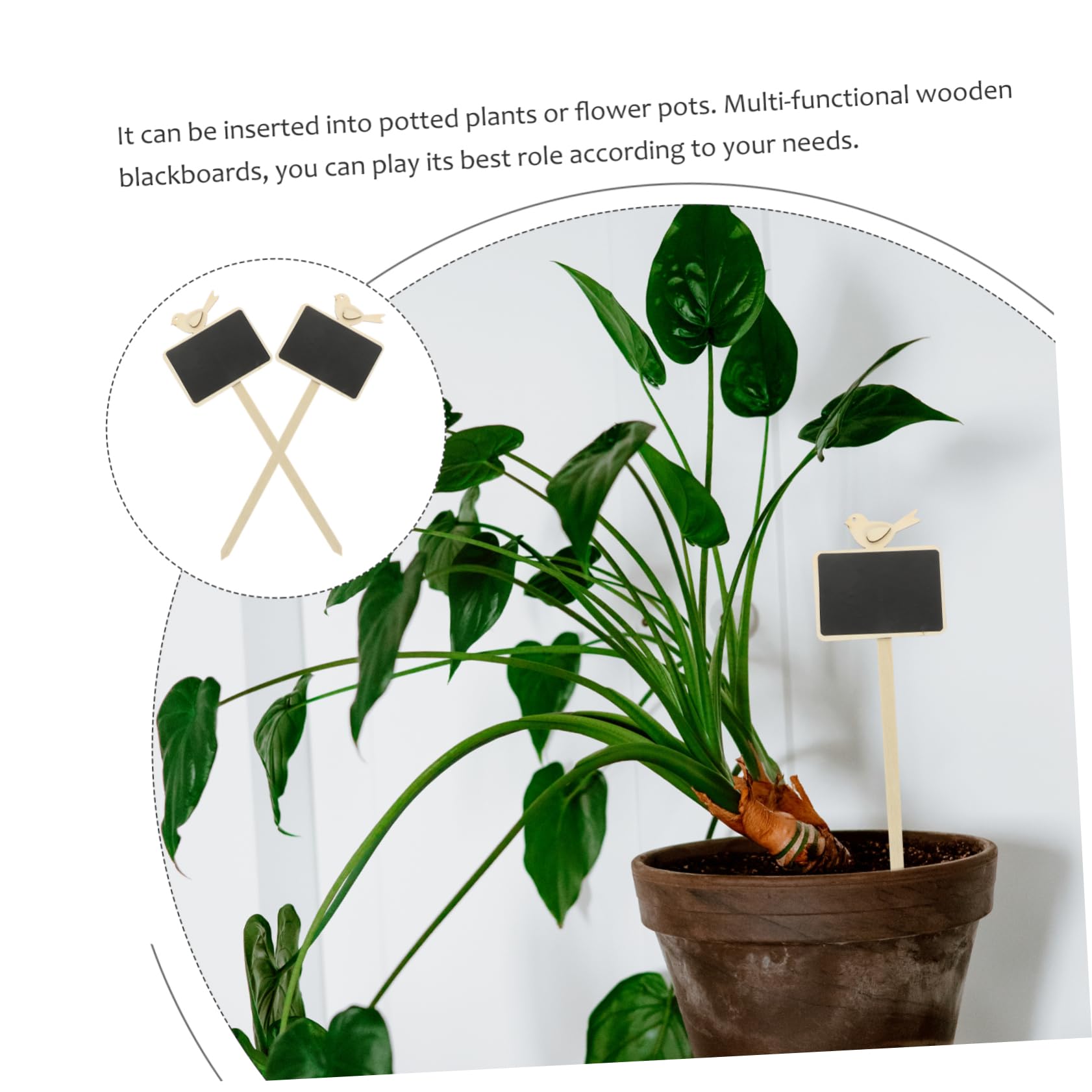 5 Ensembles Étiquettes Pour Plantes Ardoises Pour Décoration De Identification Plantes Accessoires De Jardinage Élégants 5 Pièces * 5