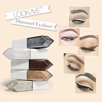 Amazon | 1 個グリッターアイライナー液体きらめき長期的な