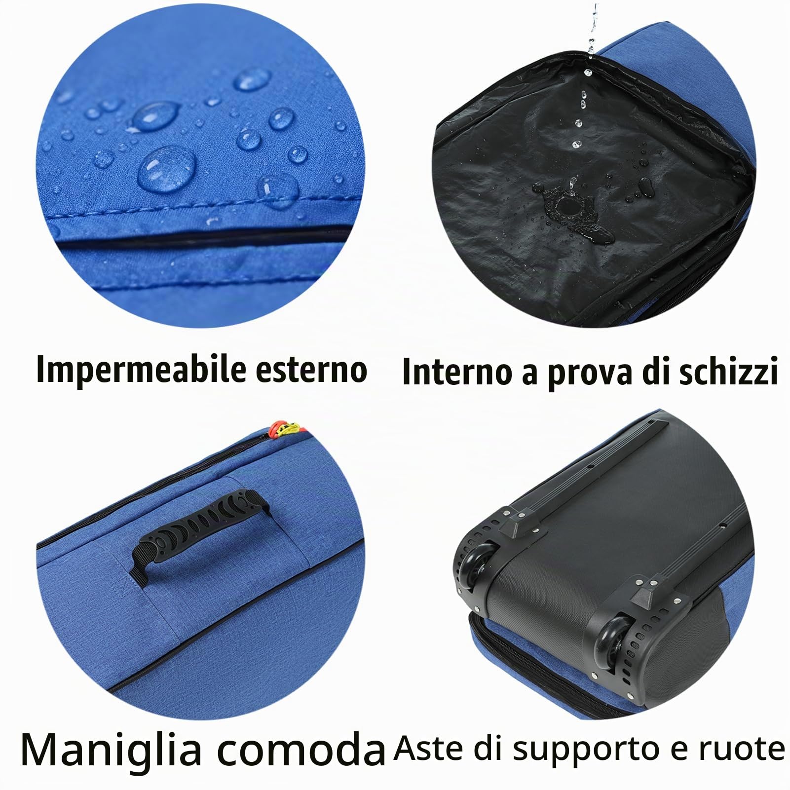 90L Borsa Da Snowboard Sci Ski Bag Con Ruote Impermeabile Pieghevole Sacca Tavola Snowboard Leggero Borsone Da Viaggio Tende Pesca Uomini Donne Pesca