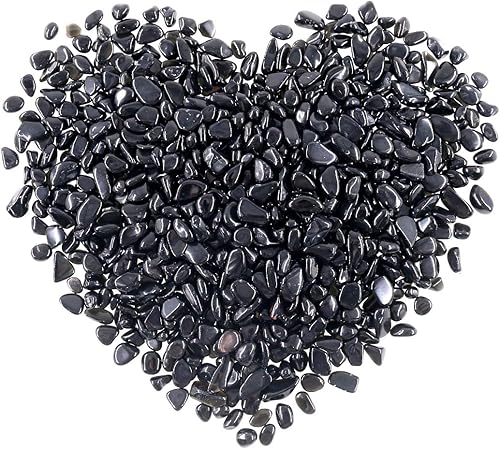 Miniatura 6 de Swpeet 1 libra de ágata negra pequeños rodados piedra rubí en fucsita trozos triturados piedra triturada piedras de forma irregular 0.3-0.5 pulgadas