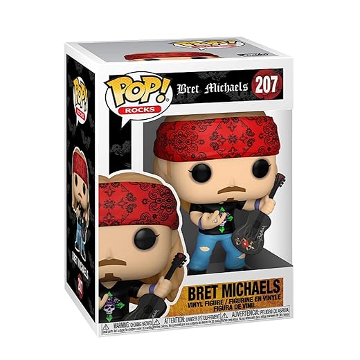 En Oferta Funko Pop! Rocks: Bret Michaels (Styles May Vary)