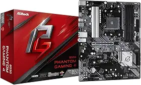 Placa Mãe AsRock B550 Phantom Gaming 4 (AM4/4xDDR4/HDMI/M.2/USB3.2)