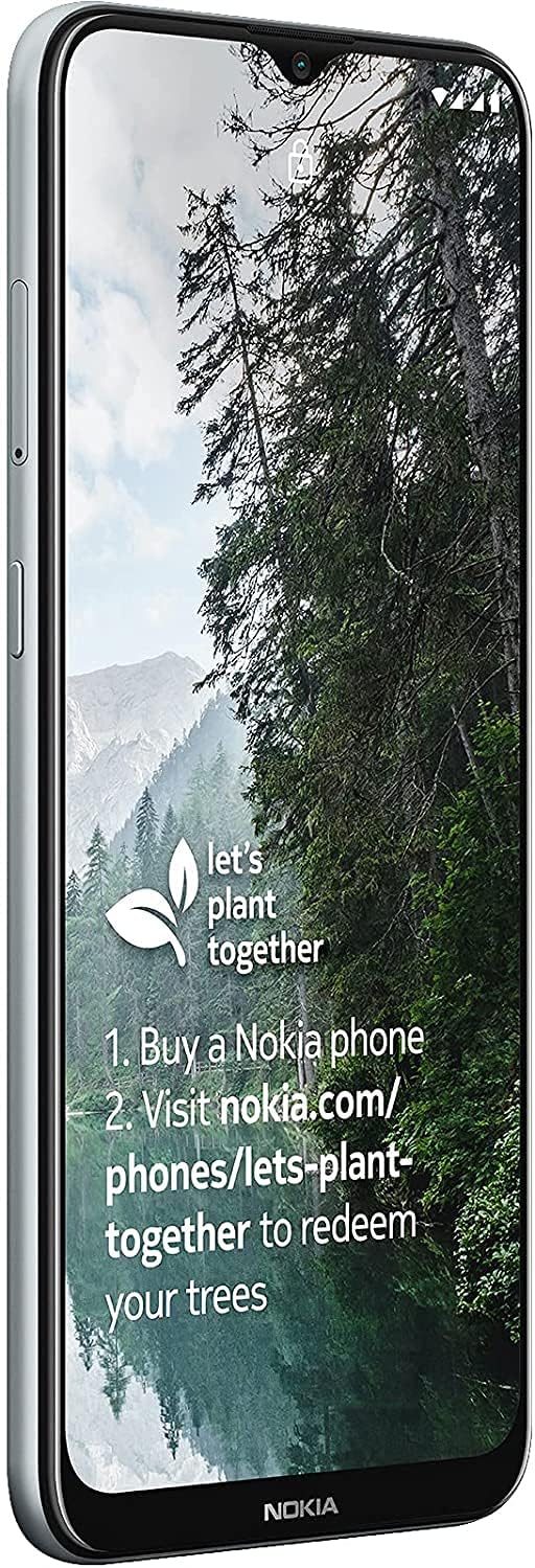 Nokia G20 Dual-SIM 64GB ROM + 4GB RAM (GSM Only | No CDMA) Factory Unlocked 4G/LTE Smart Phone (Glacier) - International Version