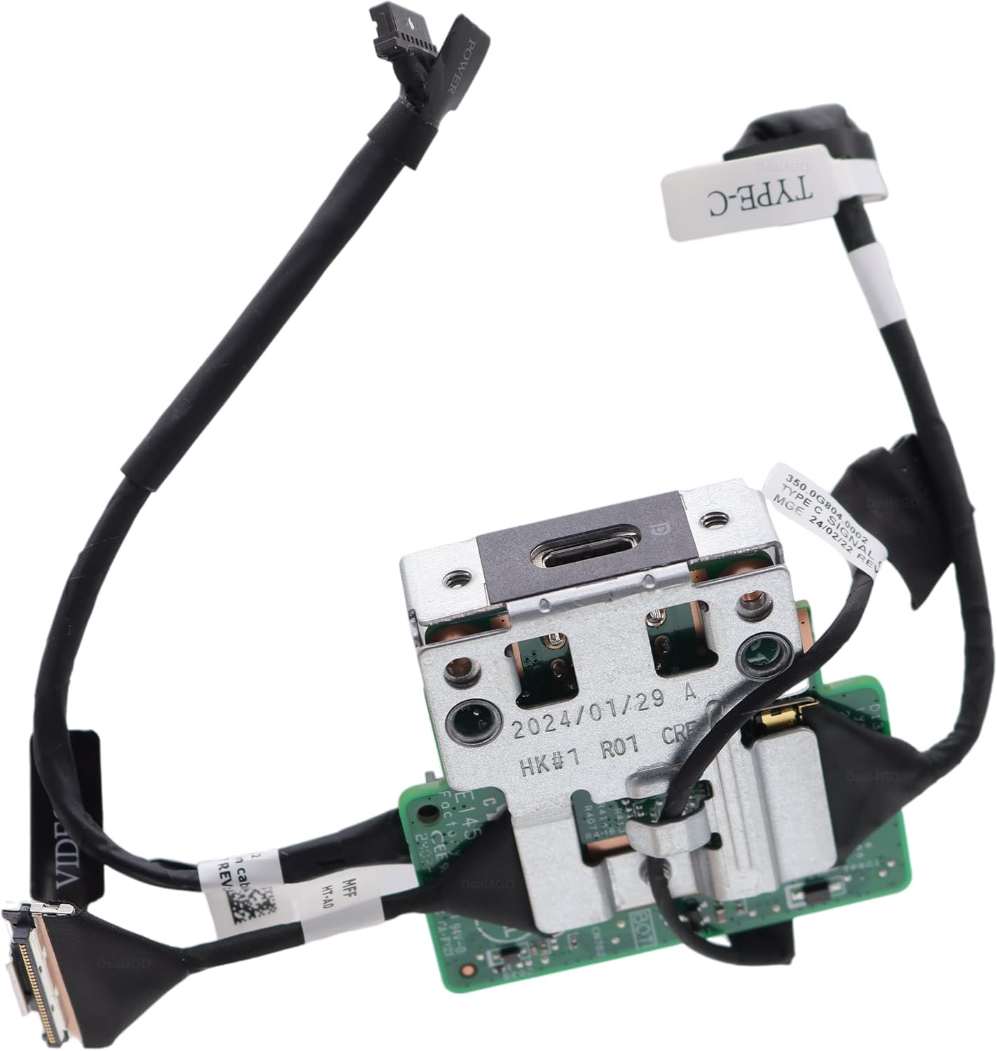 Deal4GO 5K Type USB-C I/O Board Y6F6D 0Y6F6D replacement for Dell OptiPlex Micro 7010 MFF Micro Form Factor Desktop, Green