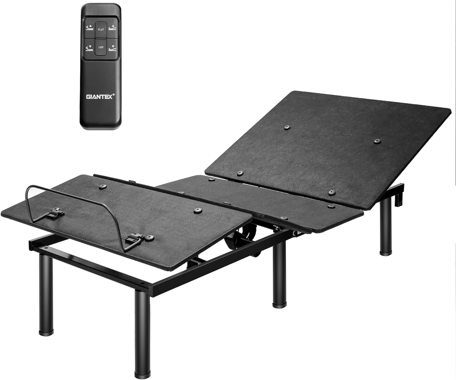 DORTALA Base de lit réglable avec inclinaison de la tête et des pieds