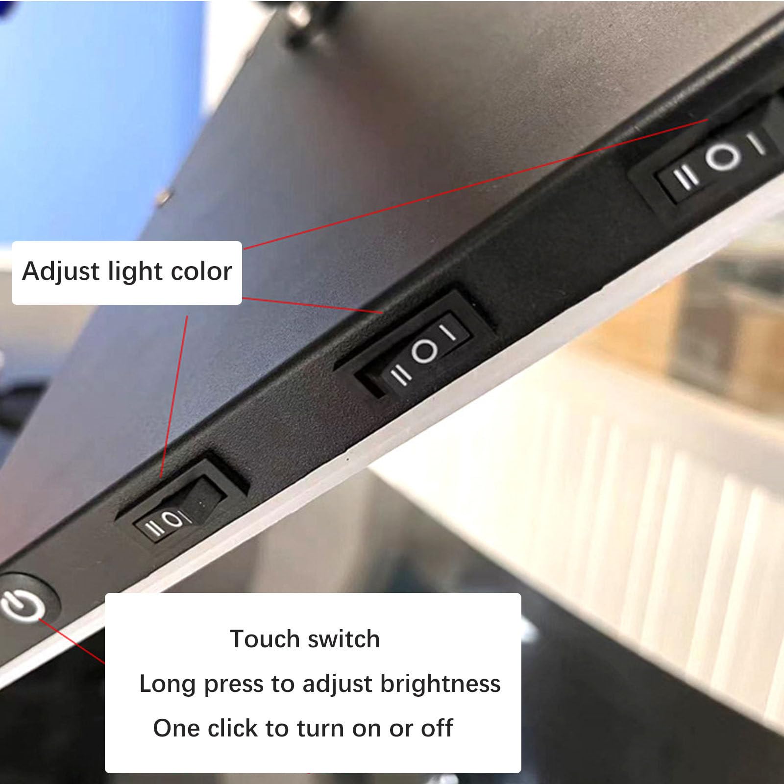 Lámpara de carrocería automática Herramientas PDR Tablero LED PDR con Ruedas elevables, Reparación de abolladuras sin Pintura para automóviles PDR, Panel de luz extendido para un Espacio