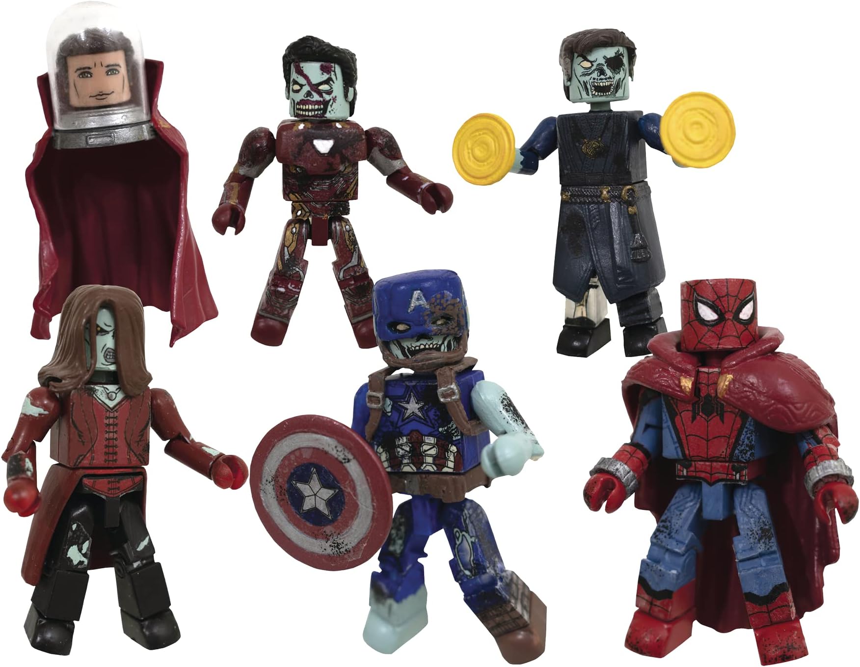 Diamond Select - Dcd 40Th Marvel What If Zombie Minimates Px Box Set