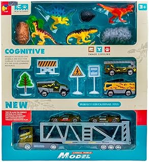 Animal World Model 6 Vehicles and Animals G4688-G Multicolor