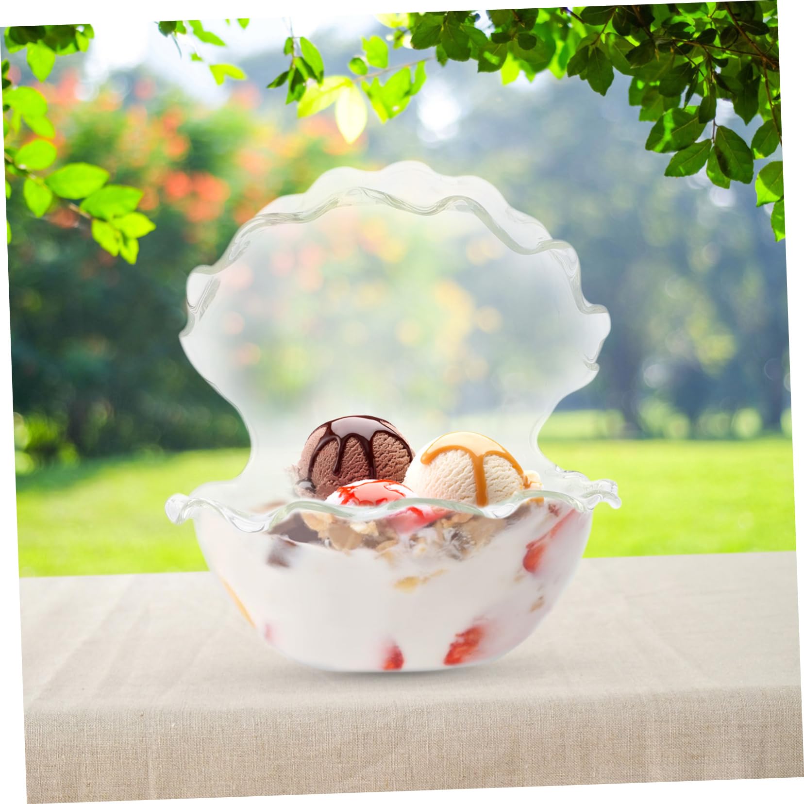 IVV】ガラス製シェル型ボウル ガラス ボウル おしゃれ