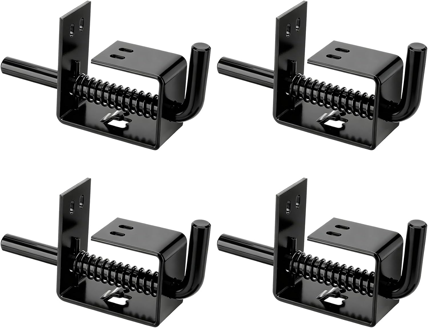 Trailer Gate Spring Latch Kit, 4-Pack Replacement for Carry-On Trailer Gate Latch, Heavy Duty Spring Latch Assembly for Cargo, Utility, Dump & Landscape Trailers