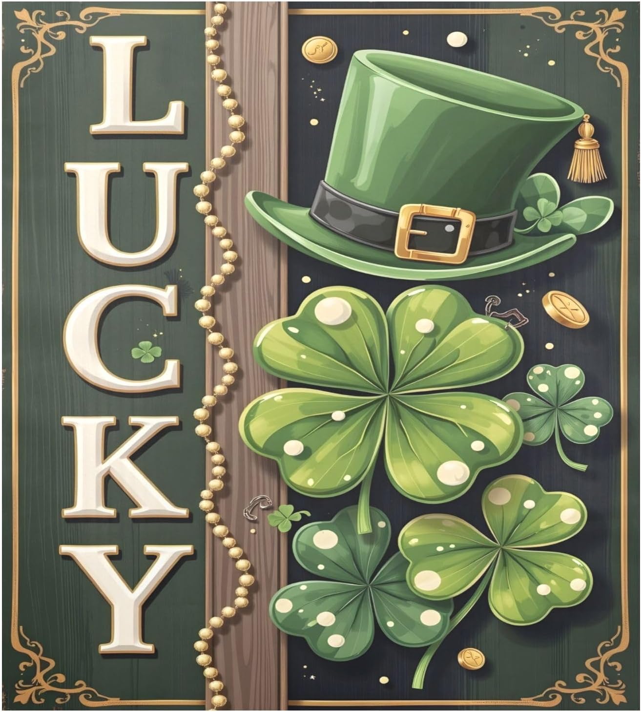 Dishwasher Magnet Cover Large Magnetic Stickers St Patrick 11 Front Dishwasher Cover Reusable Decal for Home Kitchen Refrigerator Decorative Lid Washing Machine Laundry