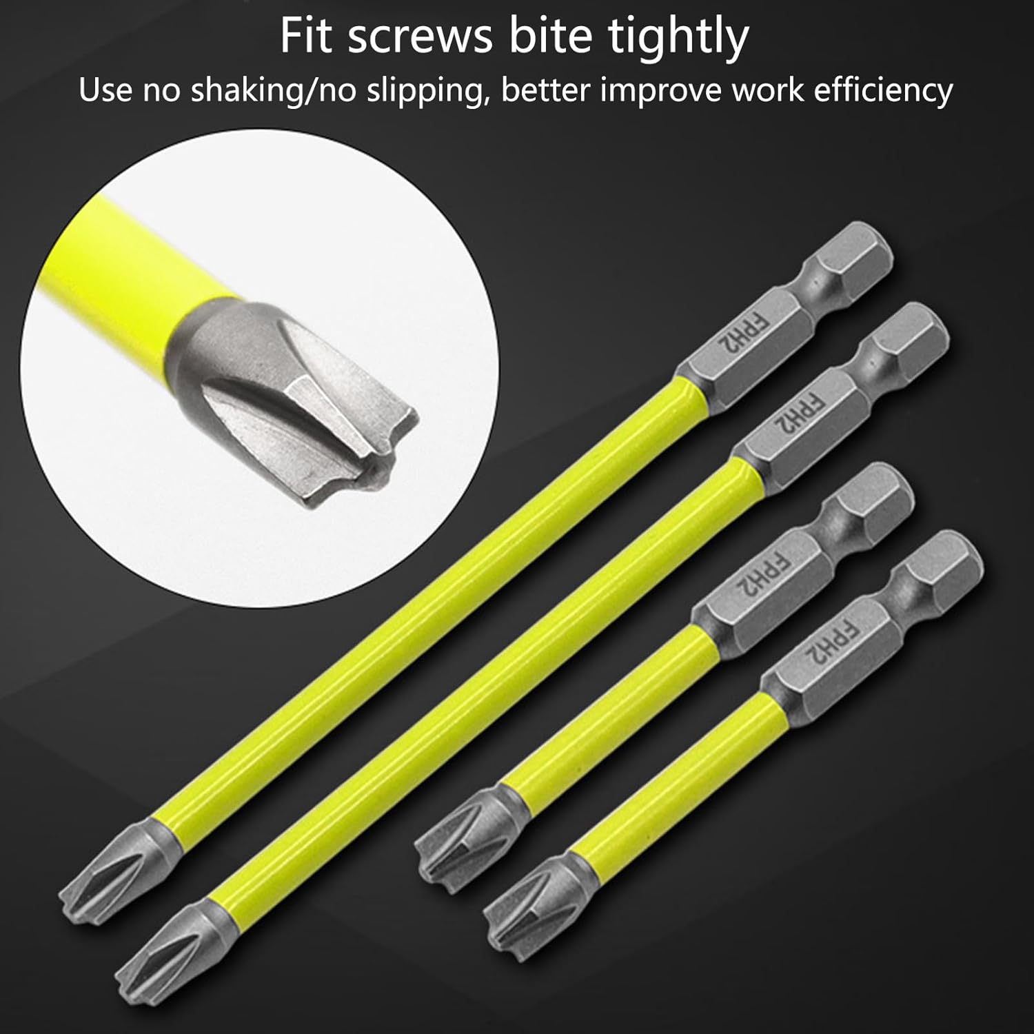 5Pcs Slotted Screwdriver Bits For Electrician Socket Switch Electrician Special Batch Head Electric Screw Removal Tool Screwdriver For Air Conditioner Switch Socket Panel