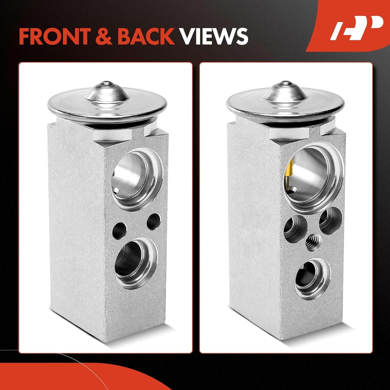 A-Premium A/C Expansion Valve Compatible with John Deere Tractors 325, 328, 332, 4700, 4710, 4720, 4730, 4830, 4920, 4930, 5120, 5220, 5320, 5325, 5420, 5425, 5520, 5525, 5625, 6120, 7200, 7210