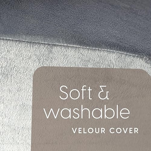 Miniatura 4 de Milliard Almohada de lectura de cuña de espuma sólida para sentarse en la cama, almohada de descanso de espalda de tamaño adulto con brazos y