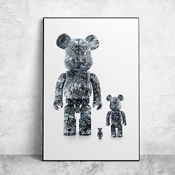 ベアブリック　BE@RBRICK アートパネル Amazon.co.jp: be@rbrickアートパネル ベアブリック壁掛け絵画