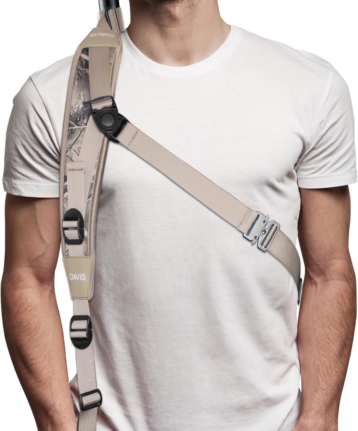 Stalker Sling Adjustable Two Point Gun Sling for Hunting Rifle Shotgun Crossbow Tactical Shoulder Strap with Swivels Padded Crossbody Hands Free Carry Gift for Men