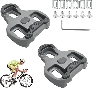 TPU Anti-Slip Cleats Compatible with Look Keo, Road Bike Pedals