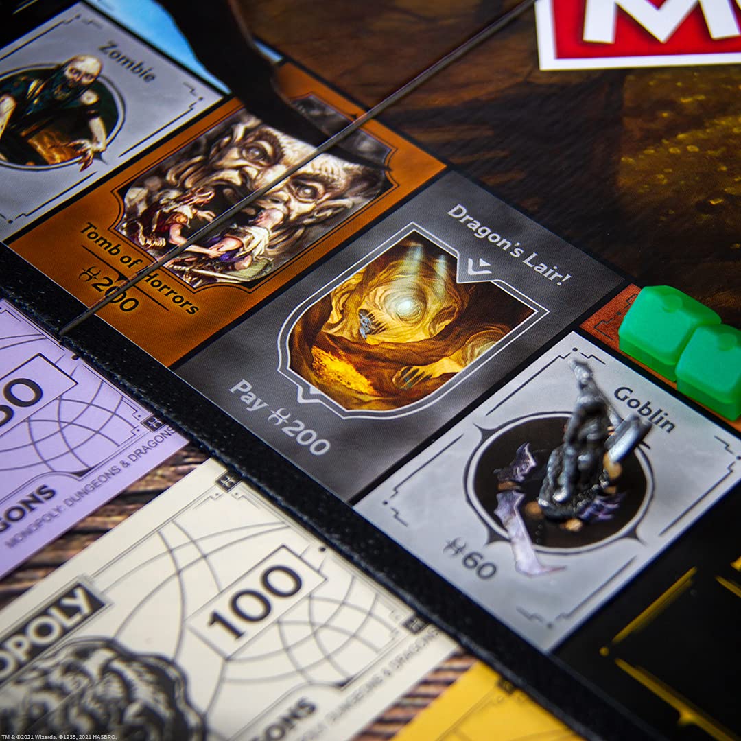 Monopoly Dungeons & Dragons: L'onore Dei Ladri – Gioco Da Tavolo Ispirato Al Film, Per 2-5 Giocatori, Dagli 8 Anni