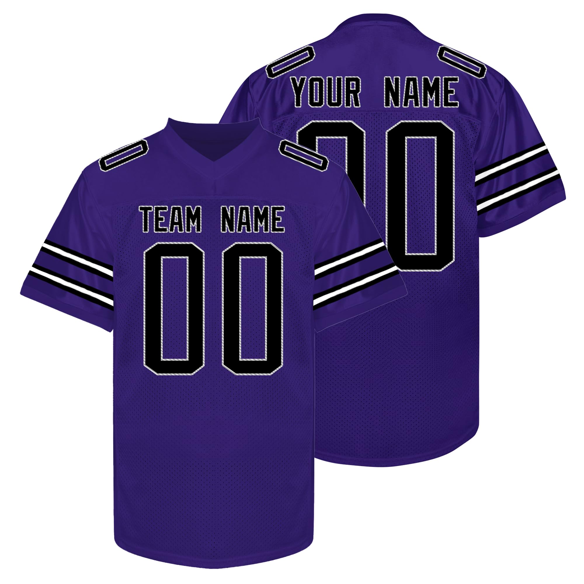 Custom Football Jersey for Men Women Youth Personalized Stitched/Printed Team Name Number Sports Uniform Shirt