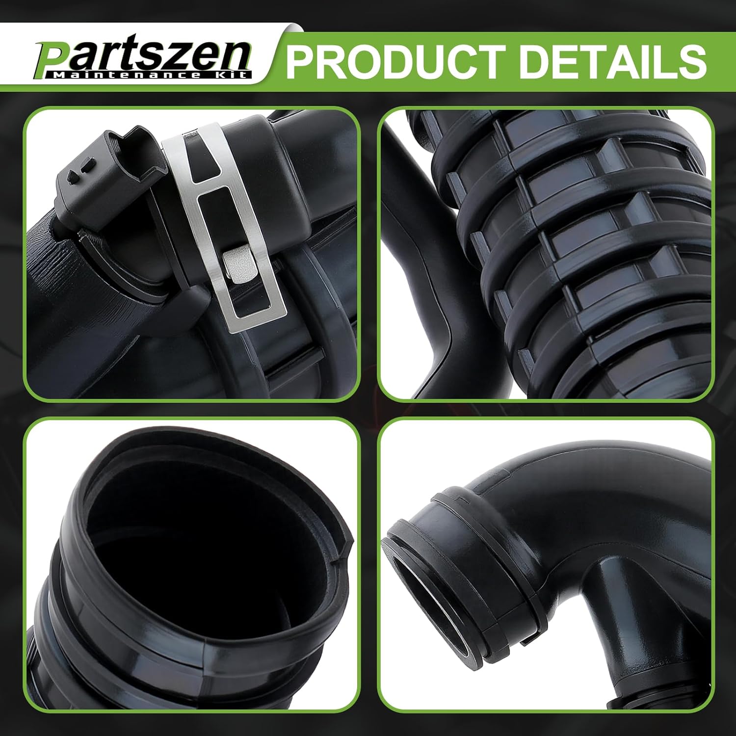 13717555784 Air Intake Boost Hoses Fit for Mini Cooper Clubman Hatchback Convertible S 2007-2010