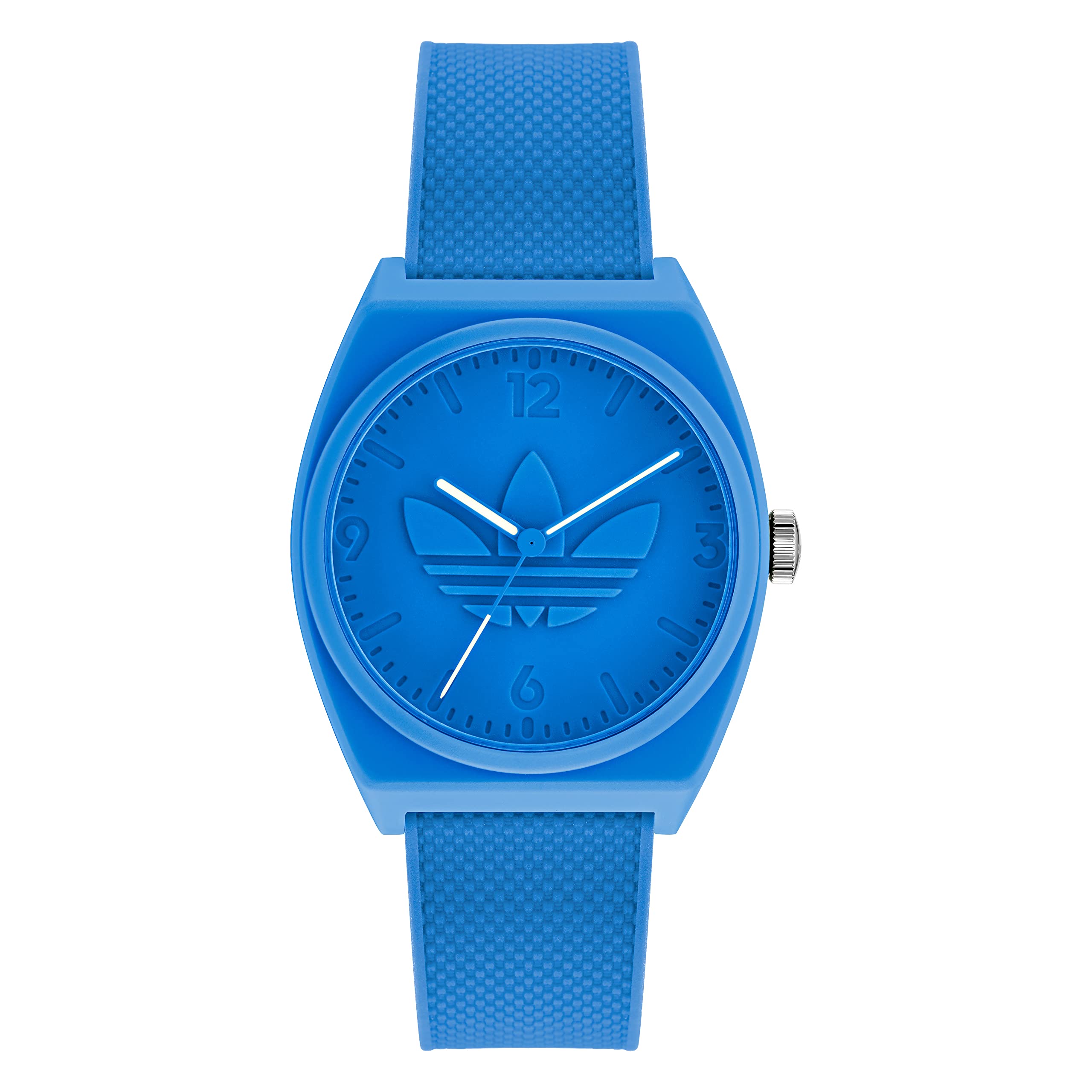 adidasBlue Resin Case Blue Dial Blue Resin Strap AOST22033
