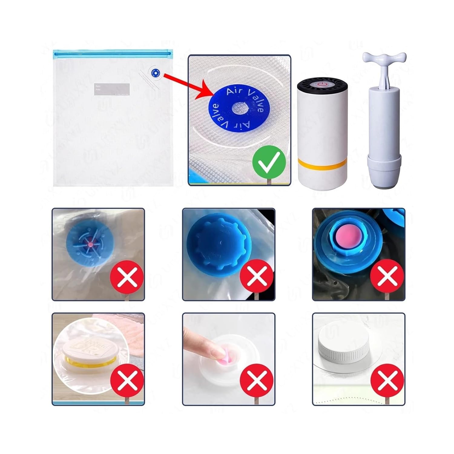 Pian Automatic and Manual Pump Fit for PLA Vacuum Bag - Vacuum Sealer Fit for 3D Printer Filament Storage(Auto Pump)