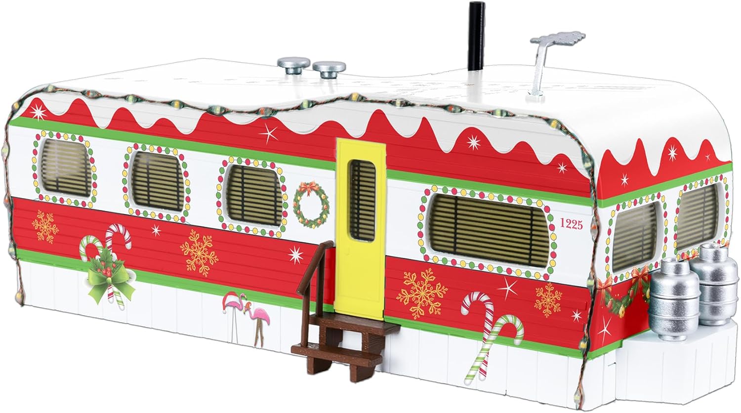 Lionel Christmas Plug-Expand-Play Mobile Home Trailer O Gauge Model Train Accessory