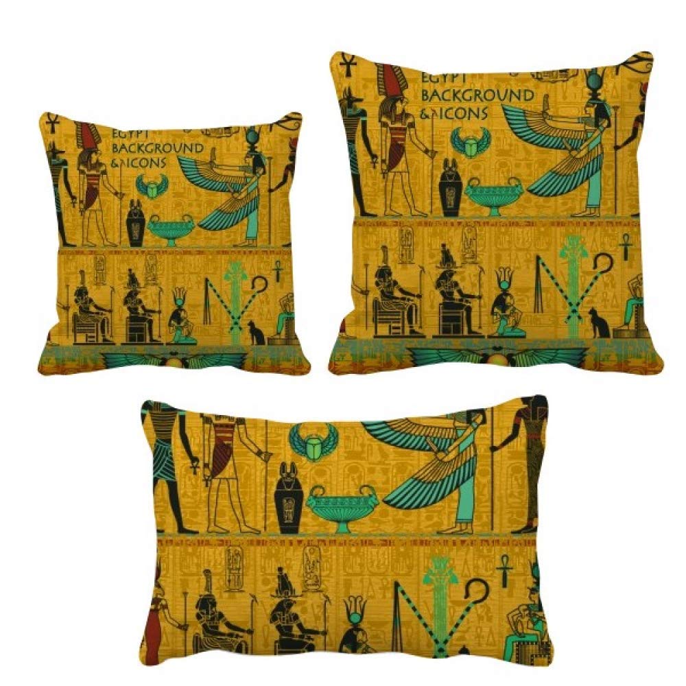 Coussin pharaon égyptien antique pour sublimer un canapé terne