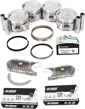 MA-4216950740-7 Pistons Main Rod Bearings Compatible With/For 86-95 Suzuki Samurai Swift Sidekick 1.3 SOHC G13A