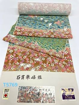 加賀友禅　反物 Amazon.co.jp: 小紋 加賀友禅 通産大臣指定伝統的工芸 百貫華峰