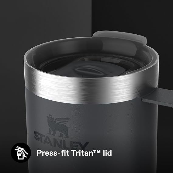 Stanley Classic Legendary Camp Mug Paslanmaz Çelik Termos Bardak, 0.23 L, Siyah 2.0