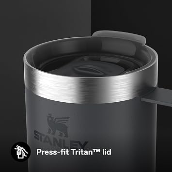 Stanley Classic Legendary Camp Mug Paslanmaz Çelik Termos Bardak, 0.23 L, Siyah 2.0