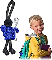 Handcrafted Lacrosse Stick Keychain | 550 Paracord Backpack Charm Zipper Pull | Gift for Players Coaches Fans