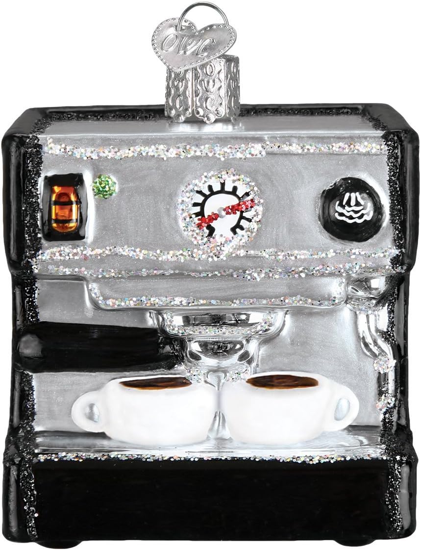 Espresso Machine Ornament by Old World Christmas