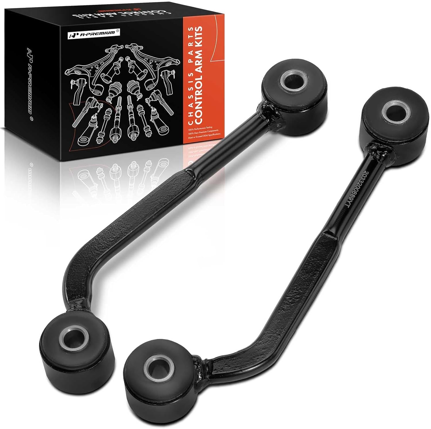 A-Premium 2 x Rear Sway Bar Links Stabilizer Bar Links, Compatible with Mercedes-Benz C230 C240 C280 C320 C350 & CLK320 CLK350 CLK500 CLK550 & AMG - C32 C55 CLK55 CLK63