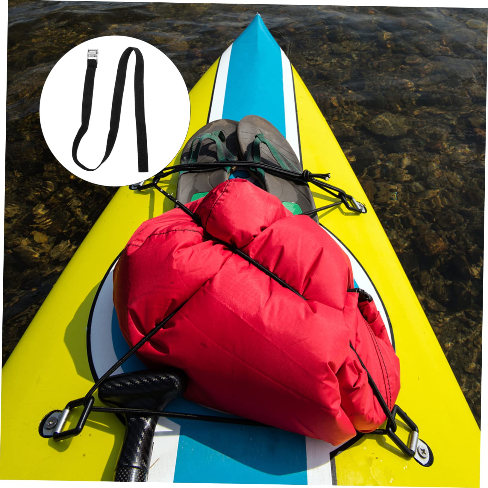 balacoo Sturdy Nylon Zinc Alloy Luggage Strap for Roof Rack Suitcase Tie Straps Buckle