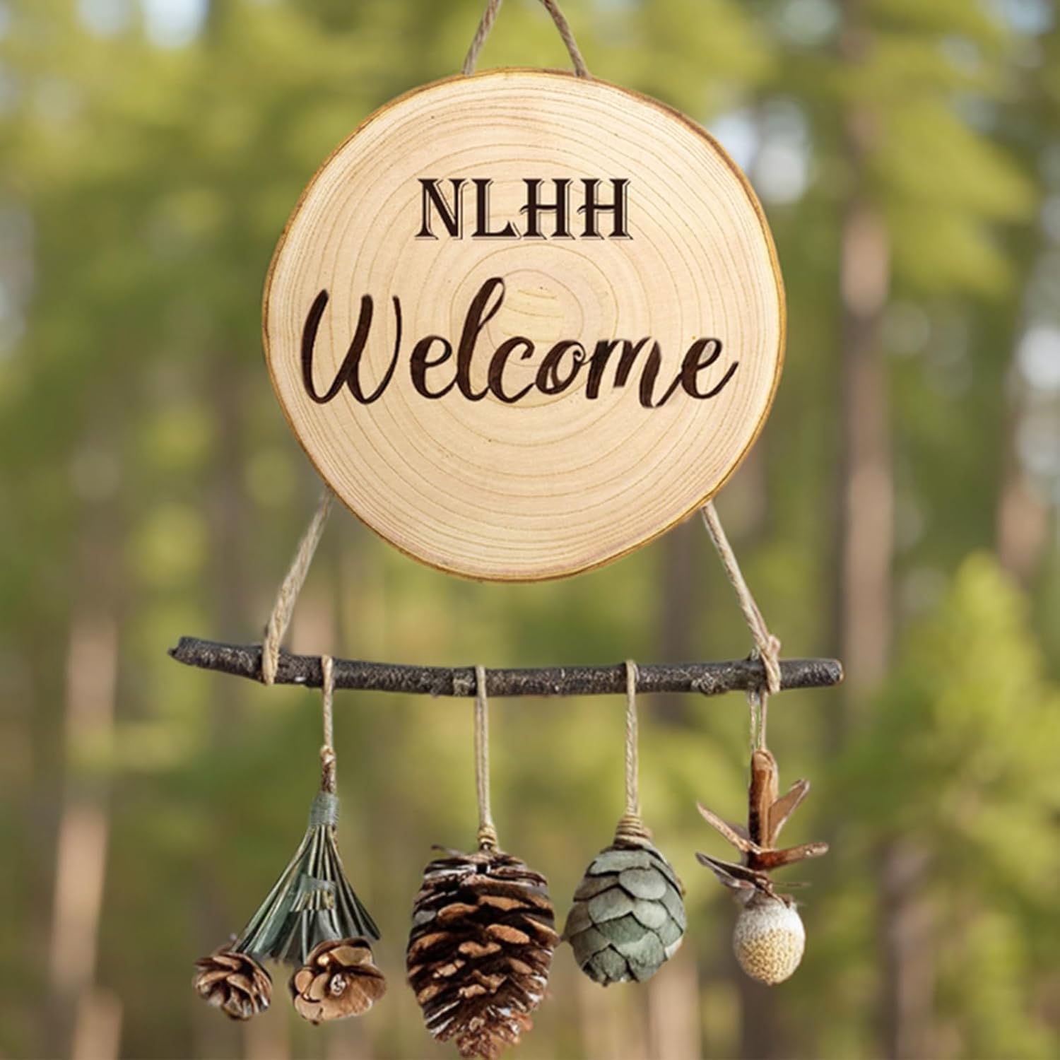 10pcs/Pack 8-9 Inches Wood Slices Large Natural Wood Rounds Centerpiece Decoration Wood Circles Rustic Wood Slices for Centerpiece Decoration, Wedding, Party, DIY, Craft, Wood Decor - Image 5