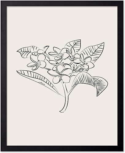 Miniatura 7 de Poster Master Póster de peonías – Estampado de flores retro – Ilustración floral – Ilustración en blanco y negro – Diseño de línea y abstracto –