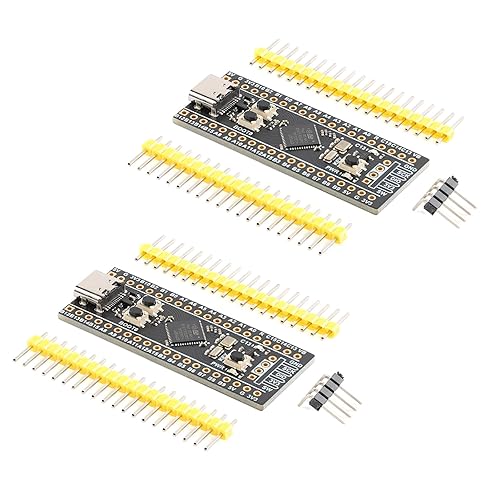 EC Buying 2Pcs STM32F411CEU6 Development Board STM32F4 Core STM32F411CEU6 Module System Board Learning Board 100Mhz Freq 128KB RAM 512KB ROM for Programming