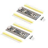 2Pcs STM32F411CEU6 Development Board STM32F4 Core STM32F411CEU6 Module System Board Learning Board 100Mhz Freq 128KB RAM 512KB ROM for Programming