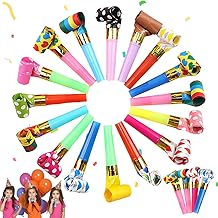 20 Trumpet Whistles for Kids Plastic Party Accessories Noises Horns Carnival For Kids Party Accessories For Parties Meetings Birthday