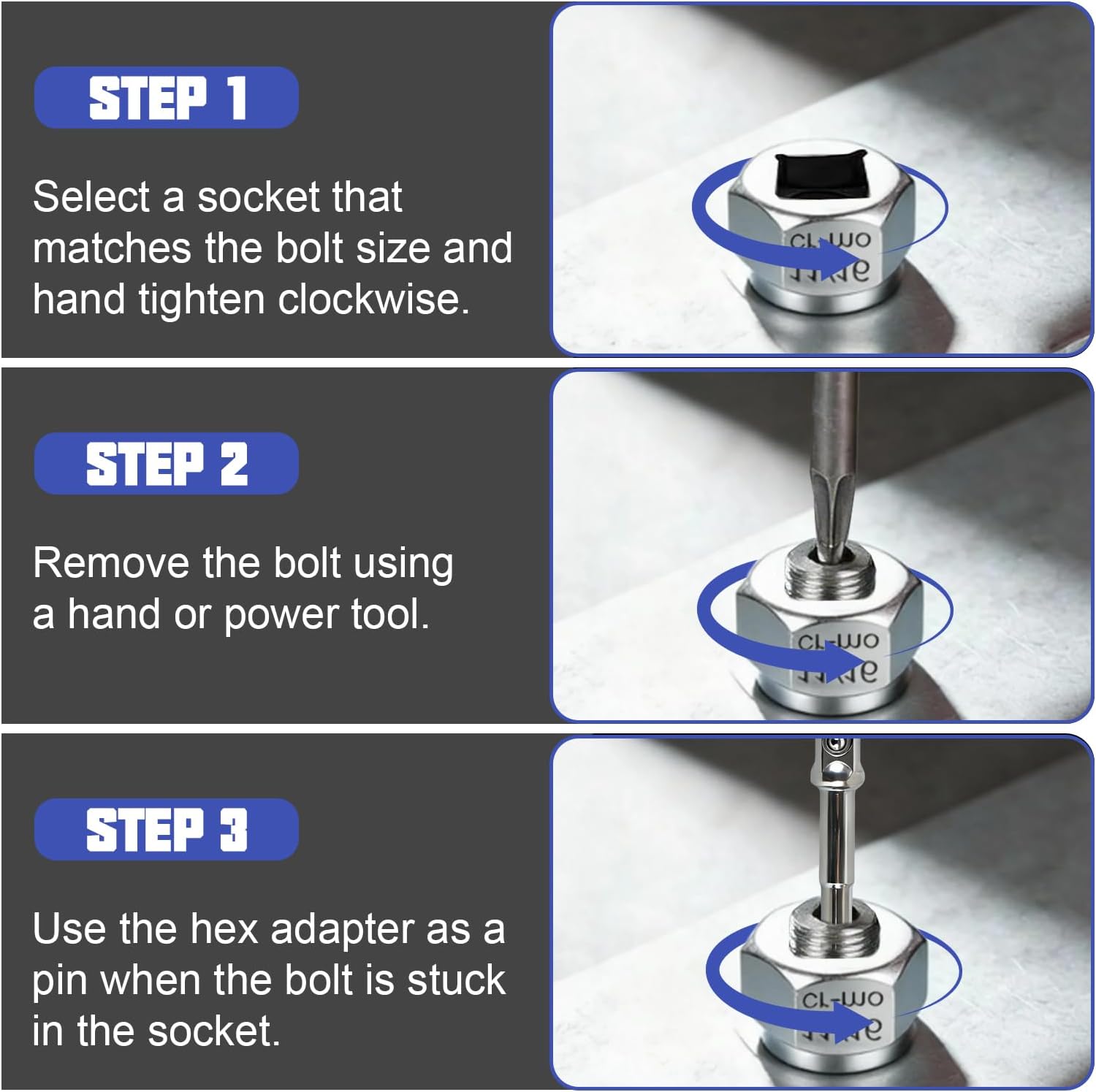 26 Piece Damaged Screw & Bolt Extractor Set,Stripped Broken Bolt Remover Kit with Right-Hand Cobalt Drill Bits, Easy-Out Screw Extractor, for Removing Rusted, Seized, Broken Nuts and Bolts