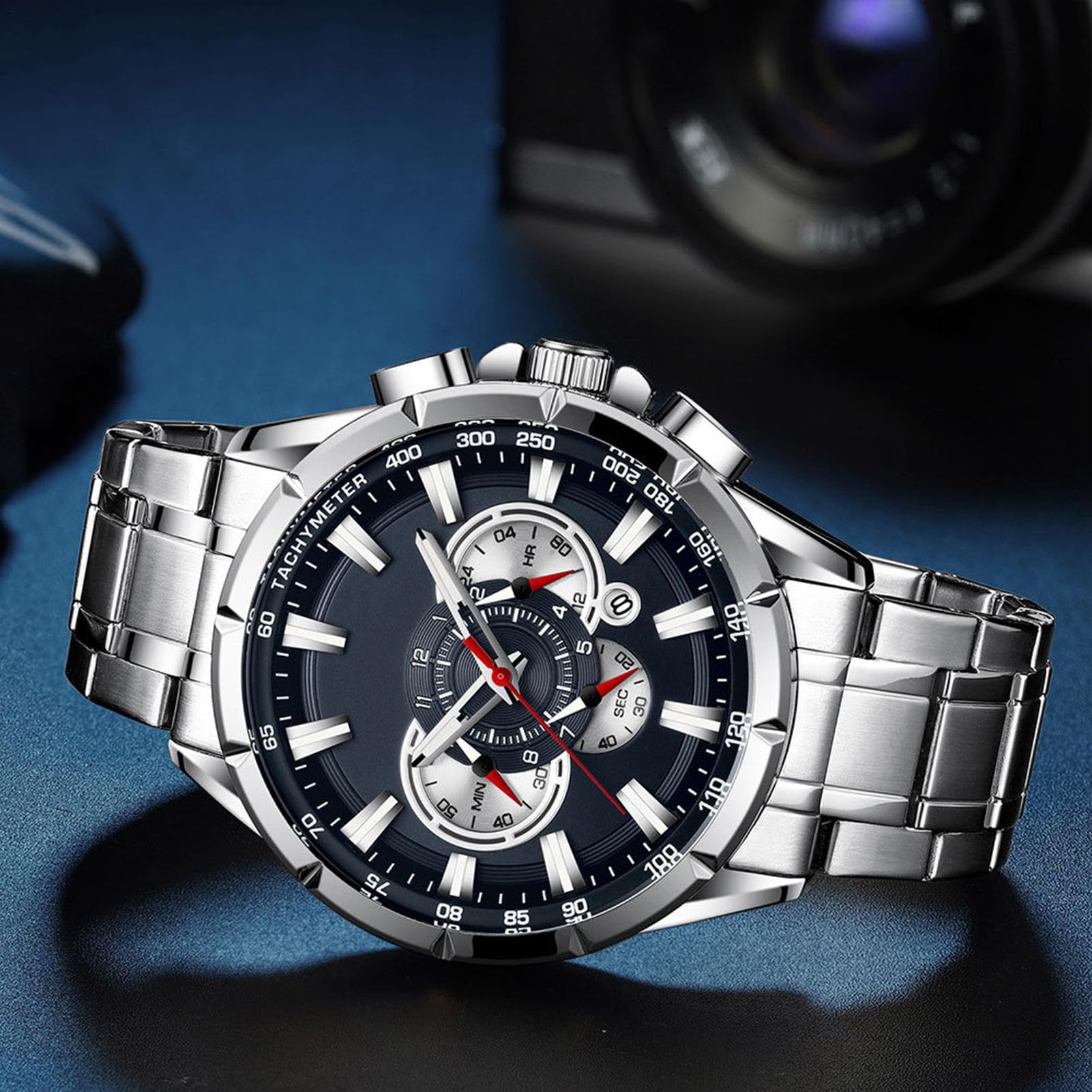 Generisch Reloj de pulsera para hombre de metal clásico pulsera mecánica