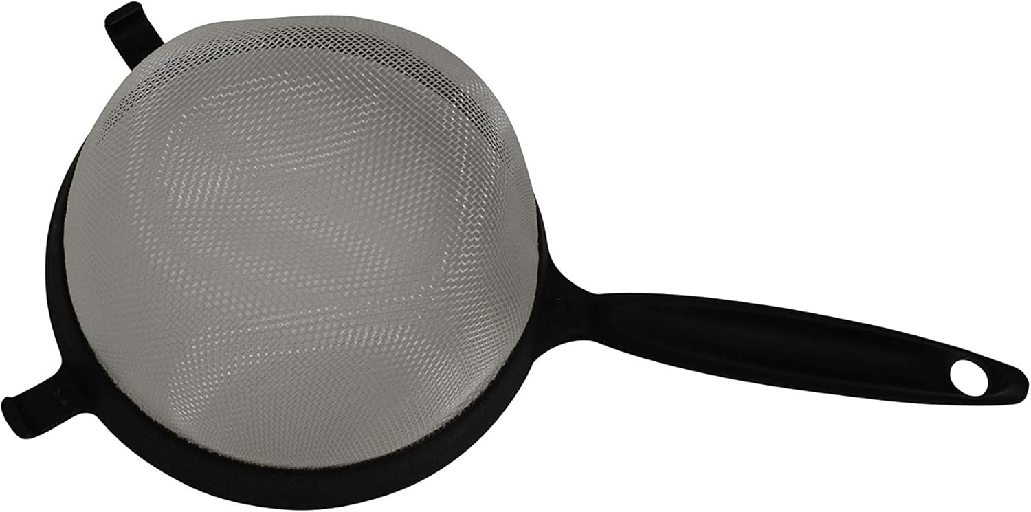IMUSA USA IMU-71133W Plastic Strainer 6-Inch, Black: Home & Kitchen