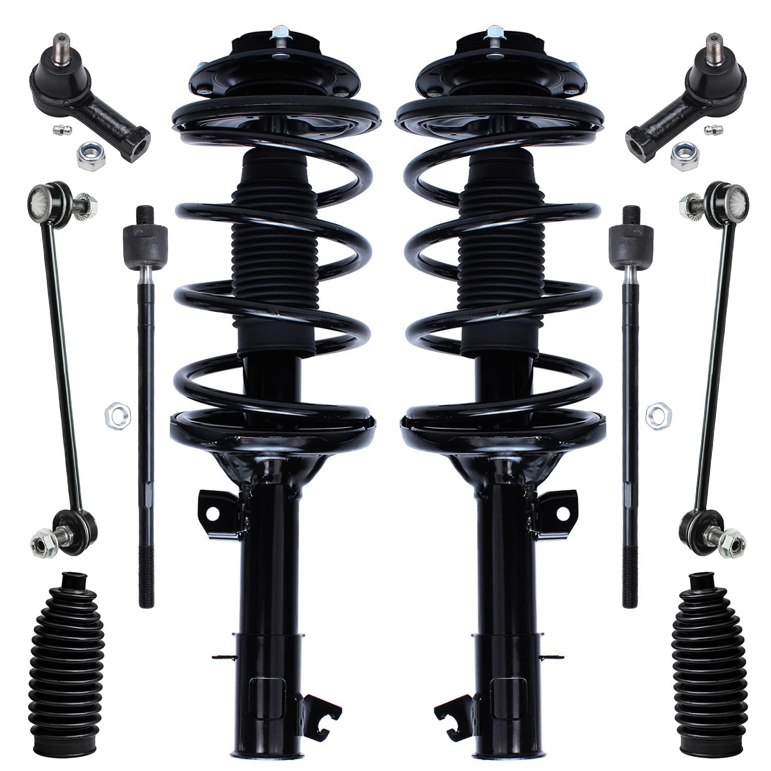 Detroit Axle - Front Struts Kit for Hyundai 2001-2006 Santa Fe [2.4L, 2.7L]